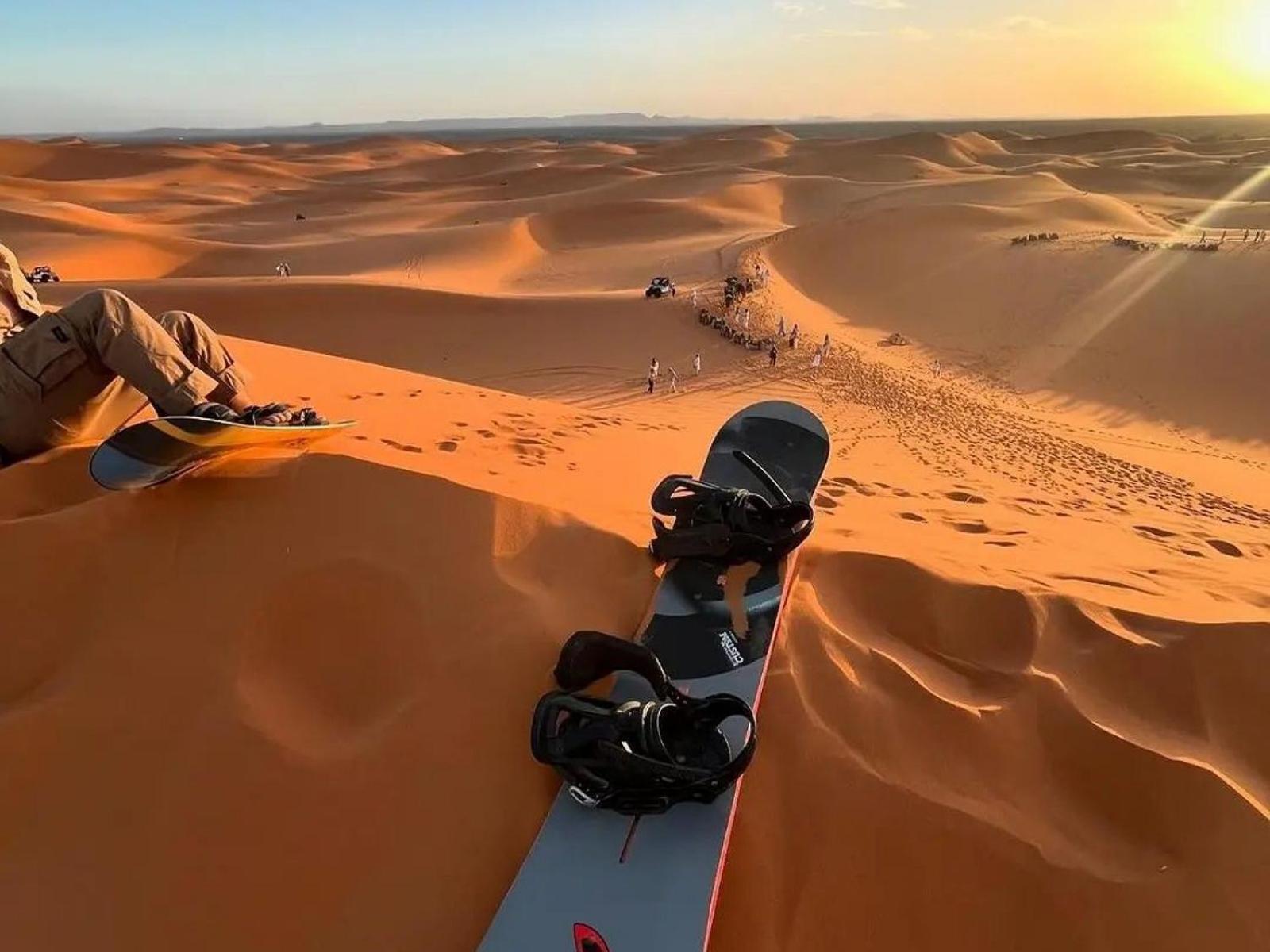 Sahara Family Luxury Camp Hotel เมอร์ซูกา ภายนอก รูปภาพ
