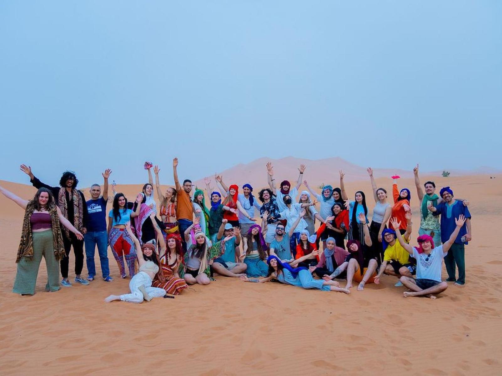 Sahara Family Luxury Camp Hotel เมอร์ซูกา ภายนอก รูปภาพ